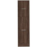 vidaXL Ormarić za lijekove boja smeđeg hrasta 30x41x118 cm drveni | shoptok.hr