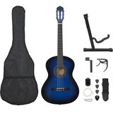  12-dijelni set klasične gitare za početnike plavi 4/4 39" Cijene