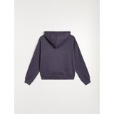Sinsay Hoodie dukserica s džepom i vezenim natpisom Slike