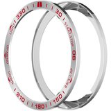 INF srebrna in rdeča luneta za garmin tactix 8 51mm solar edition, (22068520) | Shoptok.si