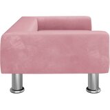  Krevet za pse ružičasti 70 x 45 x 26,5 cm baršunasti | shoptok.hr