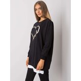 RUE PARIS Tunic-RV-TU-7258.40P-Black | Shoptok.si