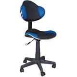  Uredska stolica Q-G2 - membranska tkanina - crna/plava | shoptok.hr