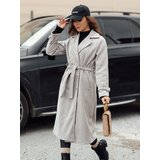 DStreet Płaszcz damski oversize CAMELLYN długi jasnobrązowy | Shoptok.si