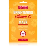 Beauty Formulas Vitamin C revitalizacijska tekstilna maska z vitaminom C 1 kos
