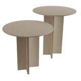 Hanah home set stolova za kafu leo (55 + 45) cream | ePonuda.com