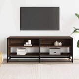 vidaXL TV ormarić boja hrasta 120,5x40x46 cm konstruirano drvo i metal Cijene