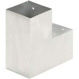  Spojnici za stupove u L-obliku 4 kom pocinčani metal 101x101 mm | shoptok.hr