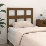  Uzglavlje za krevet boja meda 105,5x4x100 cm masivna borovina | shoptok.hr