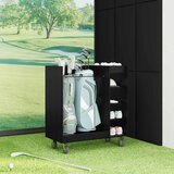 Golf ormar s kotačem Jednobojno Crni hrast 90 x 45 x 98 cm | shoptok.hr