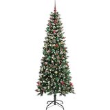 vidaXL Umjetno božićno drvce s stalakom Zelena 96 x 96 x 240 cm | shoptok.hr
