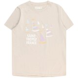 Abercrombie & Fitch Majica 'MEDITERRANEAN DEST' svetlo rjava / pastelno lila / svetlo oranžna / bela | Shoptok.si