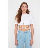 Trendyol X Sagaza Studio White Tie Detailed Bustier | Shoptok.si