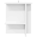  Klubska miza 2 pcs Bela 40 x 30 x 49 cm Inženirski les, (5000295416) | Shoptok.si