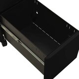 vidaXL Mobilni ormarić za spise crni 30 x 45 x 59 cm čelični | shoptok.hr