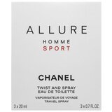 Chanel Allure Homme Sport - Refillable Toaletna voda za moške 3 x 20 ml | Shoptok.si