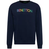 United Colors Of Benetton Sweater majica tamno plava / žuta / limeta / ružičasta