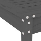  3-dijelni vrtni bistro set sivi od masivne borovine | Eponuda.com