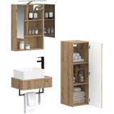  Set ormarića za kupaonicu 4 pcs Hrast artisan 50 x 14,5 x 70 cm | shoptok.hr