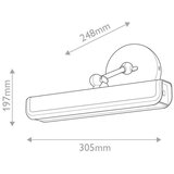 Elstead Lighting STENSKA LED-SVETILKA Alora 10 W 475 lm 2650 K 220-240 V | Shoptok.si