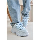 Boto Women's sneakers with chunky sole Blue Nevela | Shoptok.si