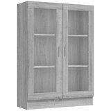  Vitrina boja sivog hrasta sonome 82,5 x 30,5 x 115 cm drvena | shoptok.hr