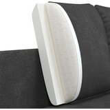 SOFA za dvije osobe Crna 188 x 81 x 89 cm Umjetna koža Slike