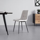 Bessagi Home stol ria, svetlo siva, roza | Shoptok.si