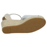 Mysoft Espadrile - Srebrna | Shoptok.si