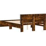 Okvir za krevet s uzglavljem i LED boja hrasta 120x200 cm | shoptok.hr