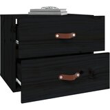  Zidni noćni ormarići 2 kom Crna 50x36x40 cm | shoptok.hr