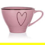 HEART šolja /roza boja/ – 380ml | Eponuda.ba