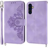 INORCO Ovitek za telefon z vtisnjenimi rožicami za Samsung Galaxy A24 4G, usnjen ovitek s paščkom, proti padcem, (22036531) Cene