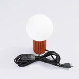 Sollux Narančasta stolna lampa sa staklenim sjenilom (visina 19 cm) Orbital – | shoptok.hr