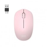 Port_Designs Miška PORT WL USB-A/USB-C roza Cene
