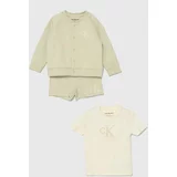 Calvin Klein Jeans Komplet za dojenčka bež barva