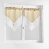Douceur d intérieur Rumene/bele prosojne zavese v kompletu 2 ks 60x90 cm Duetto – | Shoptok.si