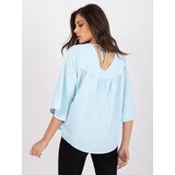RUE PARIS Blouse-CHA-BZ-1701.29P-light blue | Shoptok.si