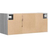  Zidni TV ormarić s LED svjetlima siva boja hrasta 80x31x35 cm | shoptok.hr