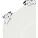  Toaletna sjedala s mekim zatvaranjem 2 pcs Bijeli 44 x 38 cm | shoptok.hr