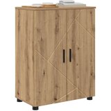 vidaXL Kopalniška omarica s polico artisan hrast 60 x 35 x 80 cm | Shoptok.si