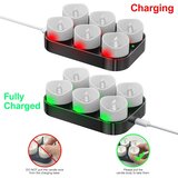 DAPHOMEU 6x polnilne LED čajne svečke z daljincem | Shoptok.si