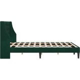  Okvir za krevet Tamnozelena 140 x 200 cm Baršun - Tamnozelena 140 x 200 cm | shoptok.hr
