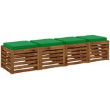  Jastučići za sjedalo od 4 dijela VUGHT 4 pcs 100% poliester Slike