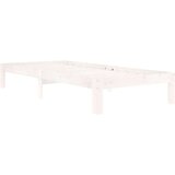  Posteljni okvir bel iz trdne borovine 90x200 cm, (20601703) | Shoptok.si