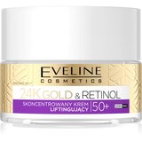 Eveline Cosmetics 24k Gold & Retinol 50+ lifting krema 50+ 50 ml Cene