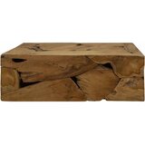  Stolić za kavu od prave tikovine 90 x 50 x 30 cm smeđi | Eponuda.com