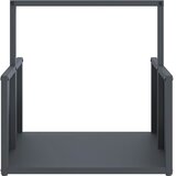  Stalak za drva antracit 40x40x40 cm hladno valjani čelik | shoptok.hr