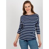 BASIC Feel Good Blouse-RV-BZ-8566.19-navy blue | Shoptok.si