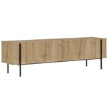 Hanah home Hanah Kućna TV komoda Herman, 160x45,6x31,4 cm, Hrast | Eponuda.ba